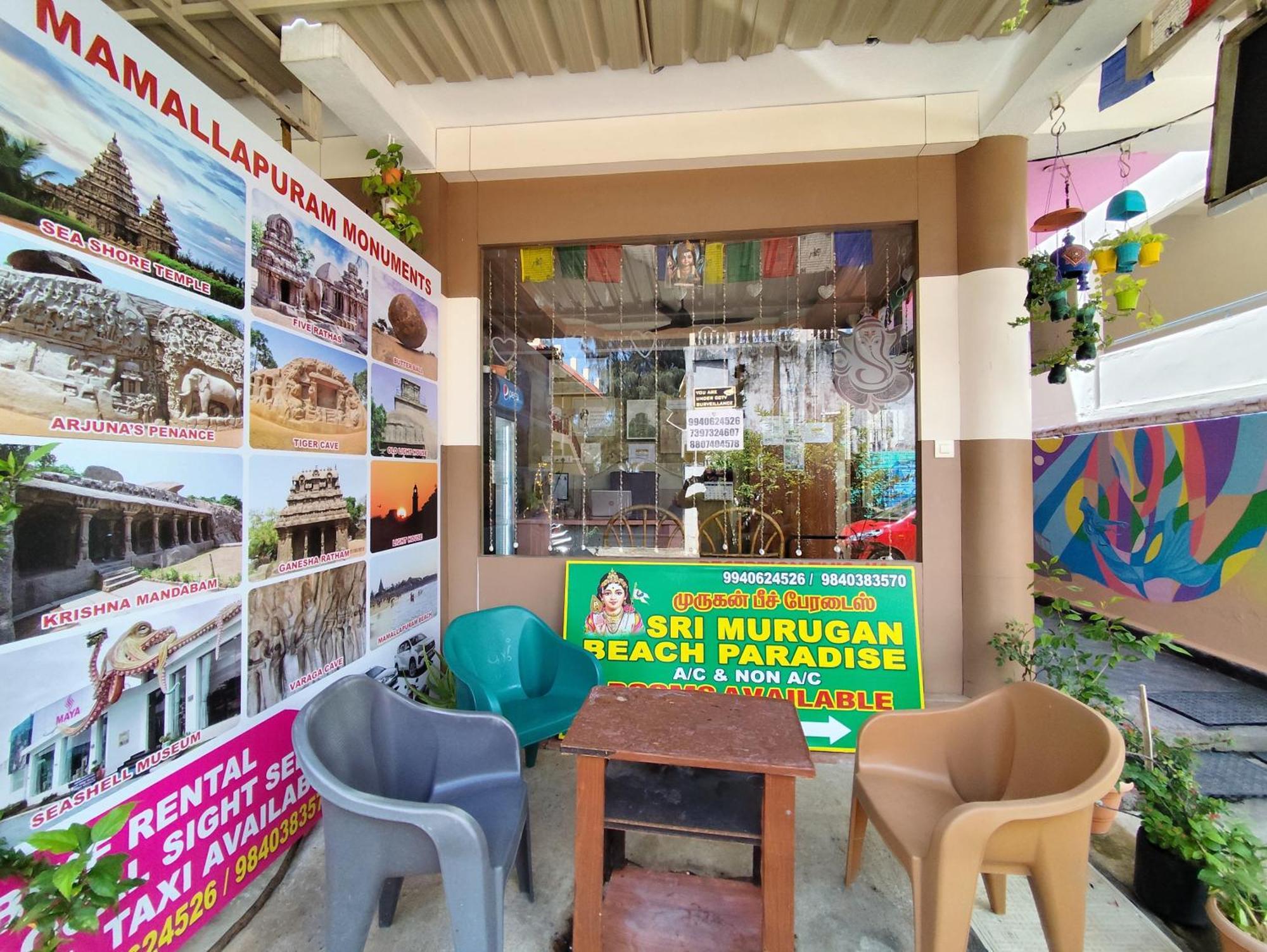 Sri Murugan Beach Paradise Hotel Mamallapuram Exterior foto